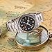 Baltany S6073 GMT Auto Watch, Retro 200M Waterproof Men Watch with Date Function (Matt Black)