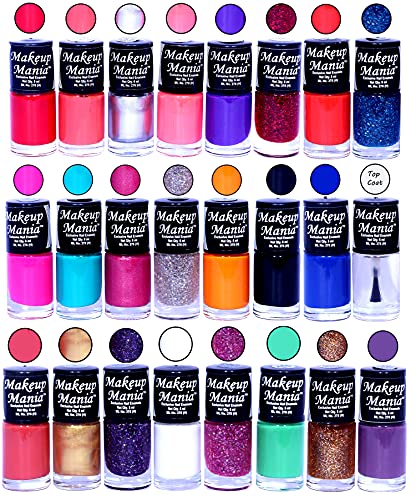 Makeup Mania Nail Polish Set of 24 Pcs, Nail Paint of 6ml each x 24 Pcs, MultiColor Set 86-87 (Combo of 24 Pcs) - Image 2