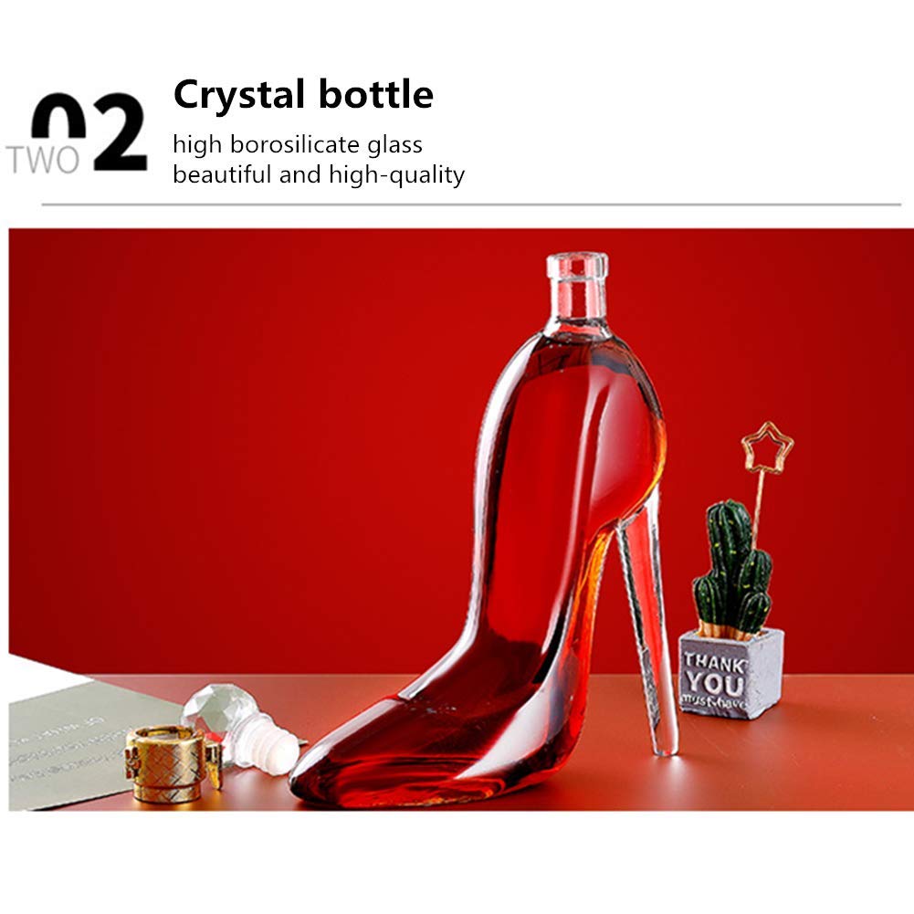 Amazon｜女性用ウイスキーデカンター、ハイヒールの靴の形をしたワイン