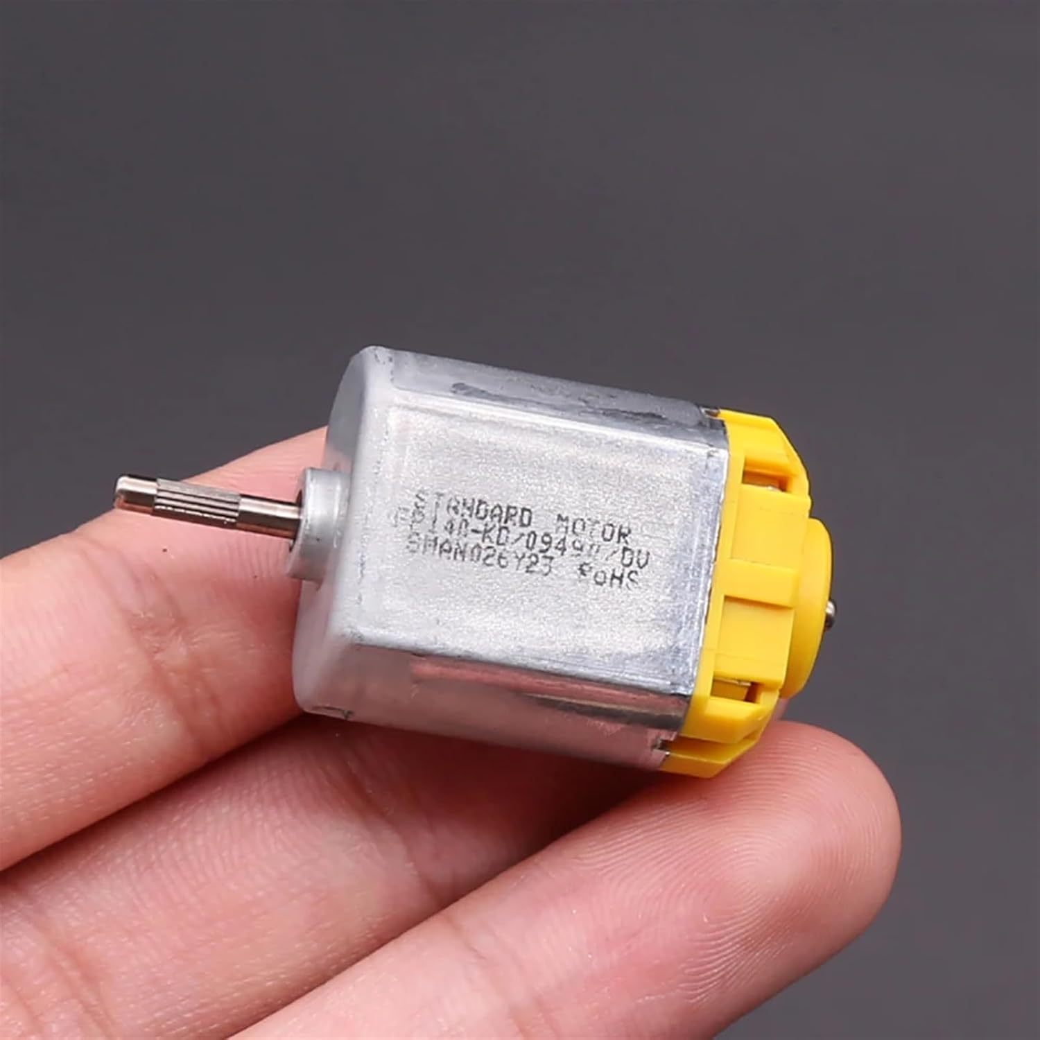 FP140KD-09490 Motor 24V 11600 RPM Low Noise Mini Electric Carbon Brush Motor for Car Door Lock Folding Rear View Mirror