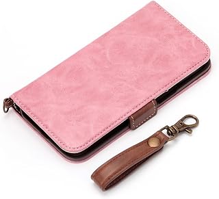 Premium Style iPhone14Plus 用 翻盖保护套 [灰粉色] PG-22RFP03PK