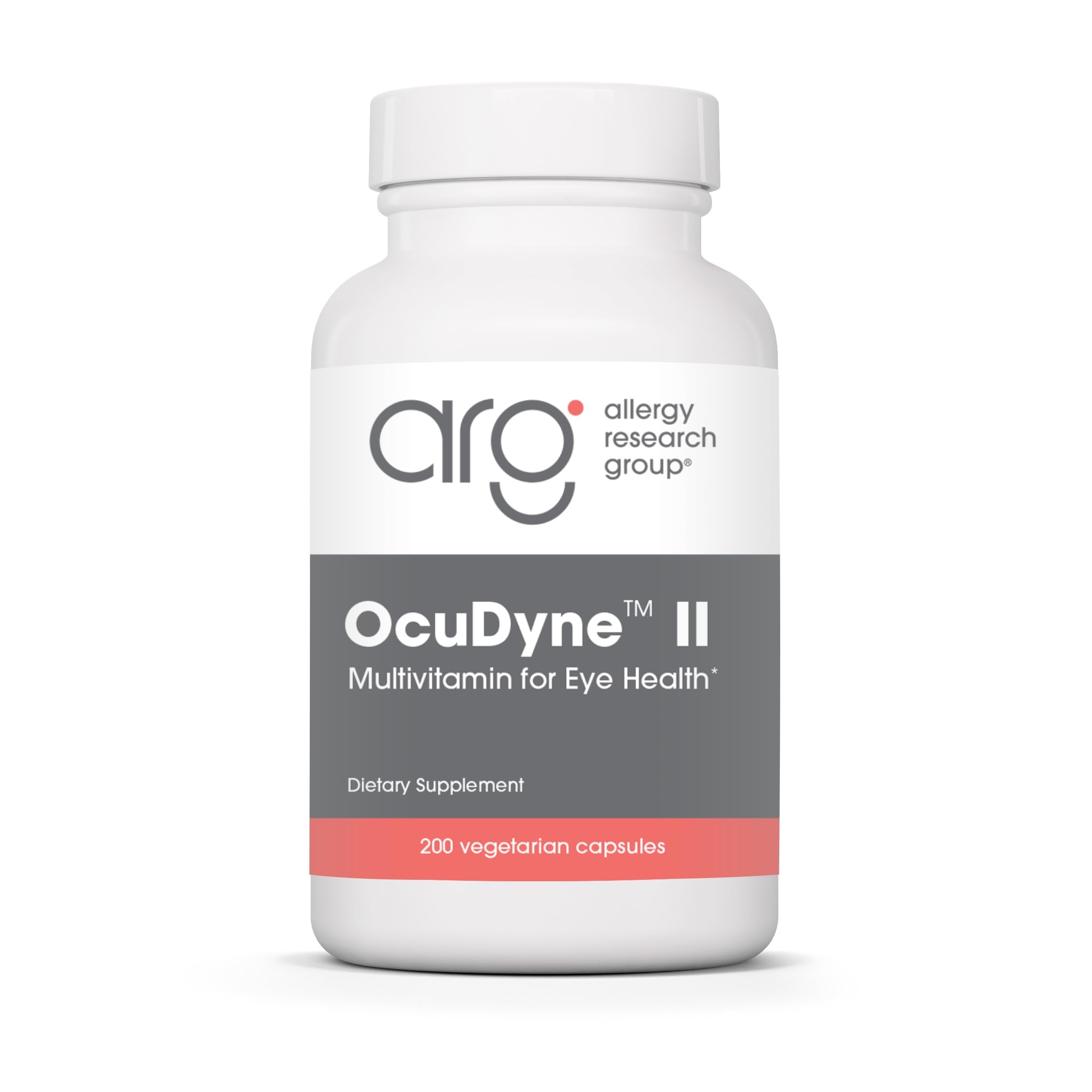 Allergy Research Group ARG OcuDyne II Eye Health Multivitamin, 200 Capsules