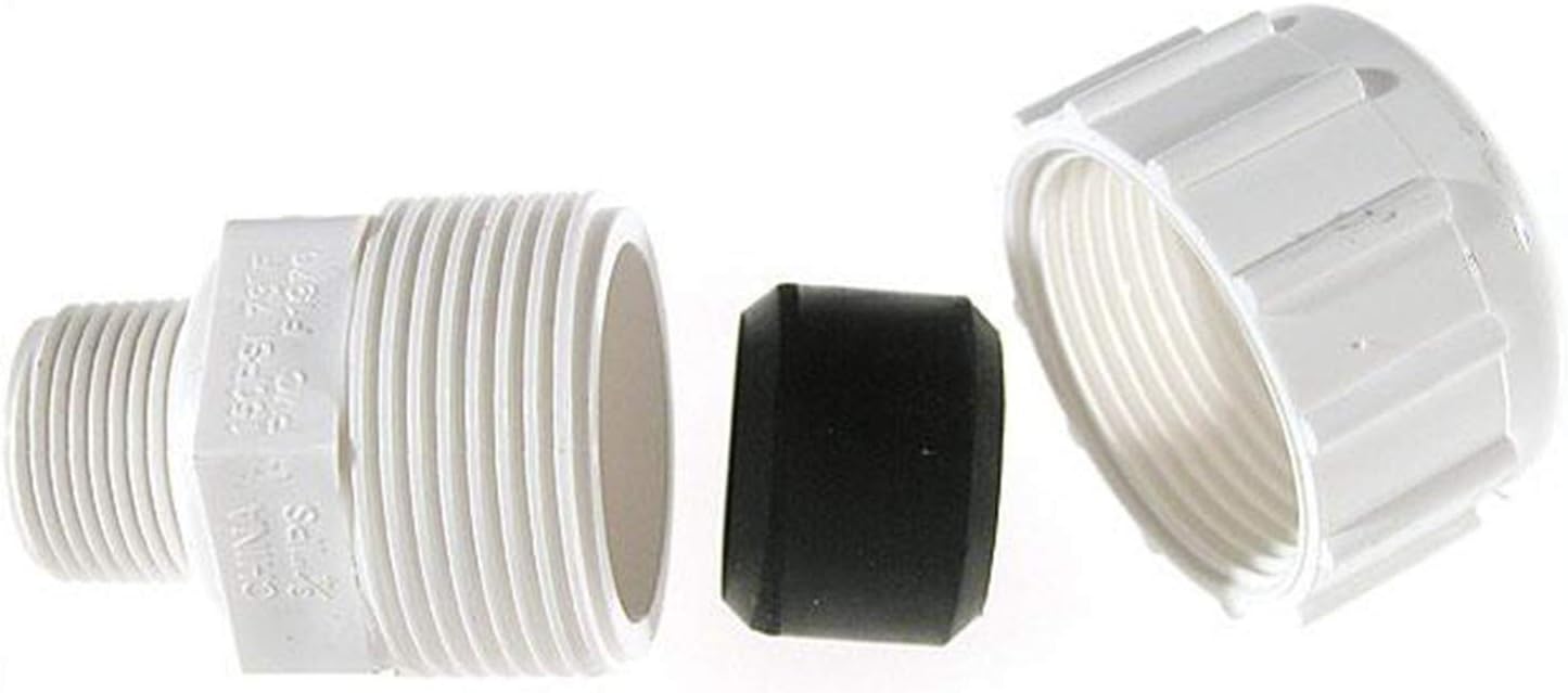 B and K 161-104 PVC Compression Male Adapters, 3/4"