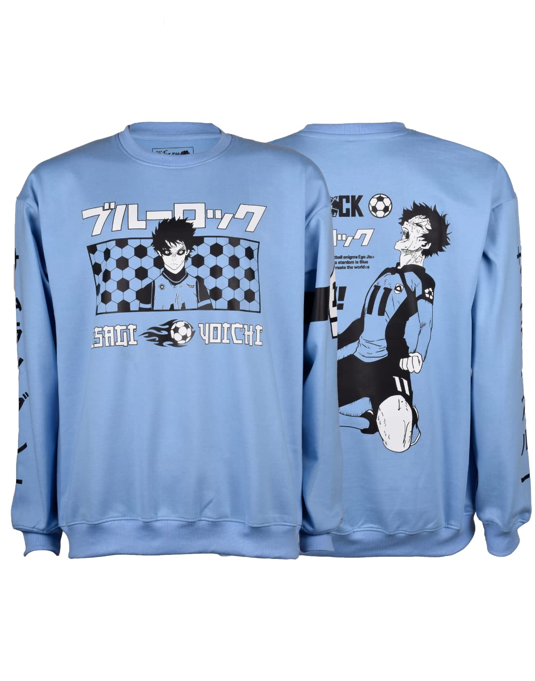 fans army Soft Comfortable Blue Lock Oversized Sweatshirt-picture-49