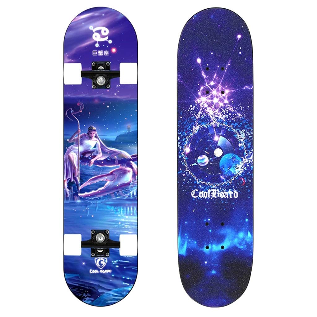 Planche à roulettes complète Skateboards 31"x8 Complète Freestyle Carving Cruising Dancing Pro Skateboards Longboard