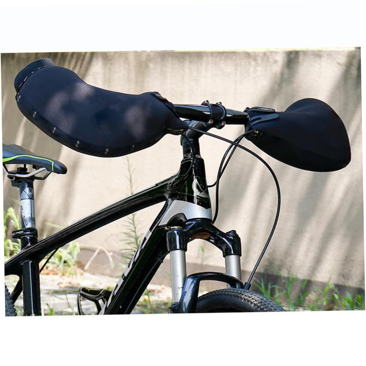 Alasum 1 Paar Winter Fahrradlenkerhandschuhe aus Neopren und Baumwolle Winddicht und Kältefest Geeignet für Mountainbikes und Scooter im Kalten Winter