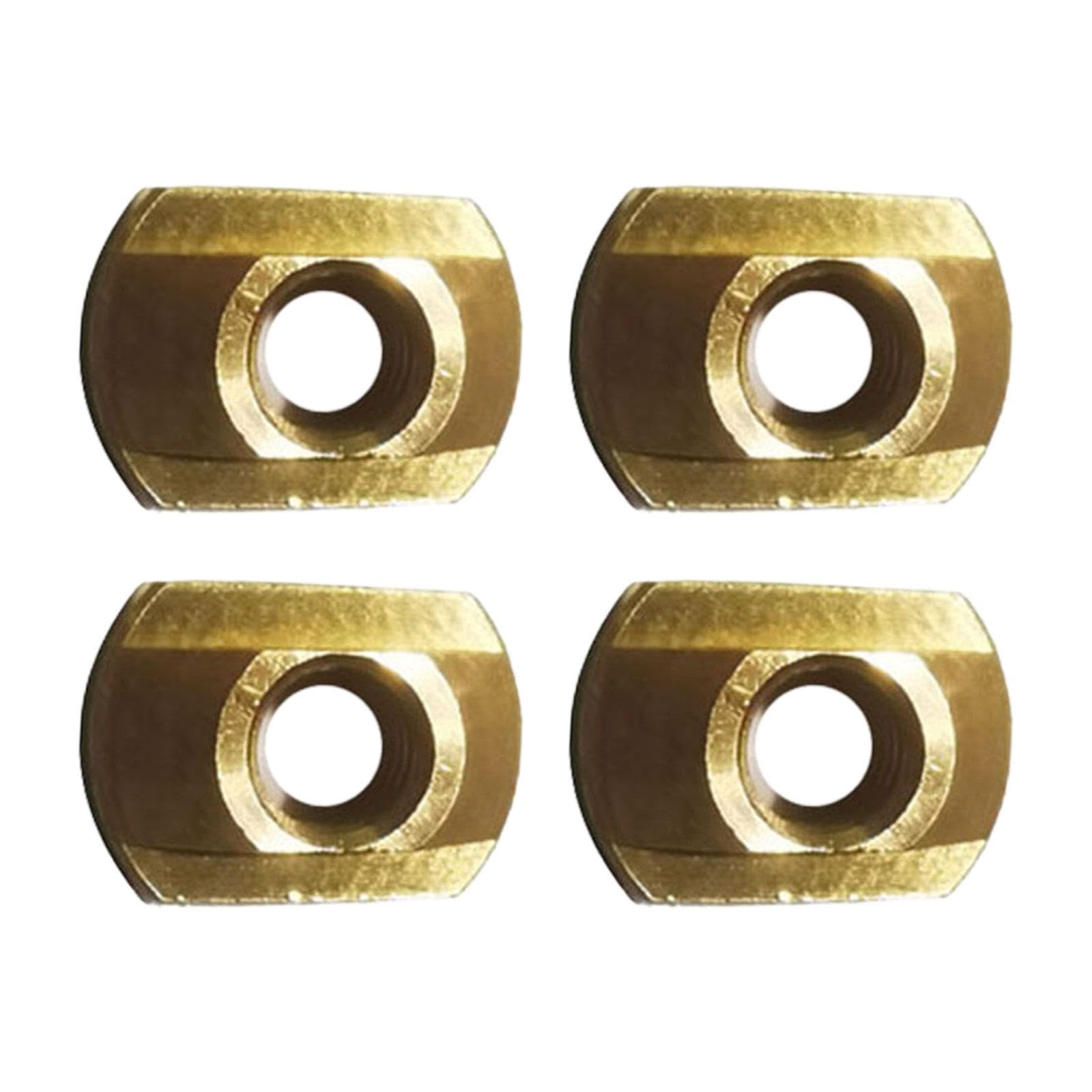 Milageto 4x M8 Hydrofoil Mounting T Nuts Supplies High Strength T Bolts Sturdy Sliding T Nuts Accessories for Water Sports Kites Board