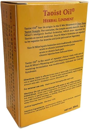 Miniatura 2 de Taoist Oil - Fórmula analgésica herbaria - 1 botella