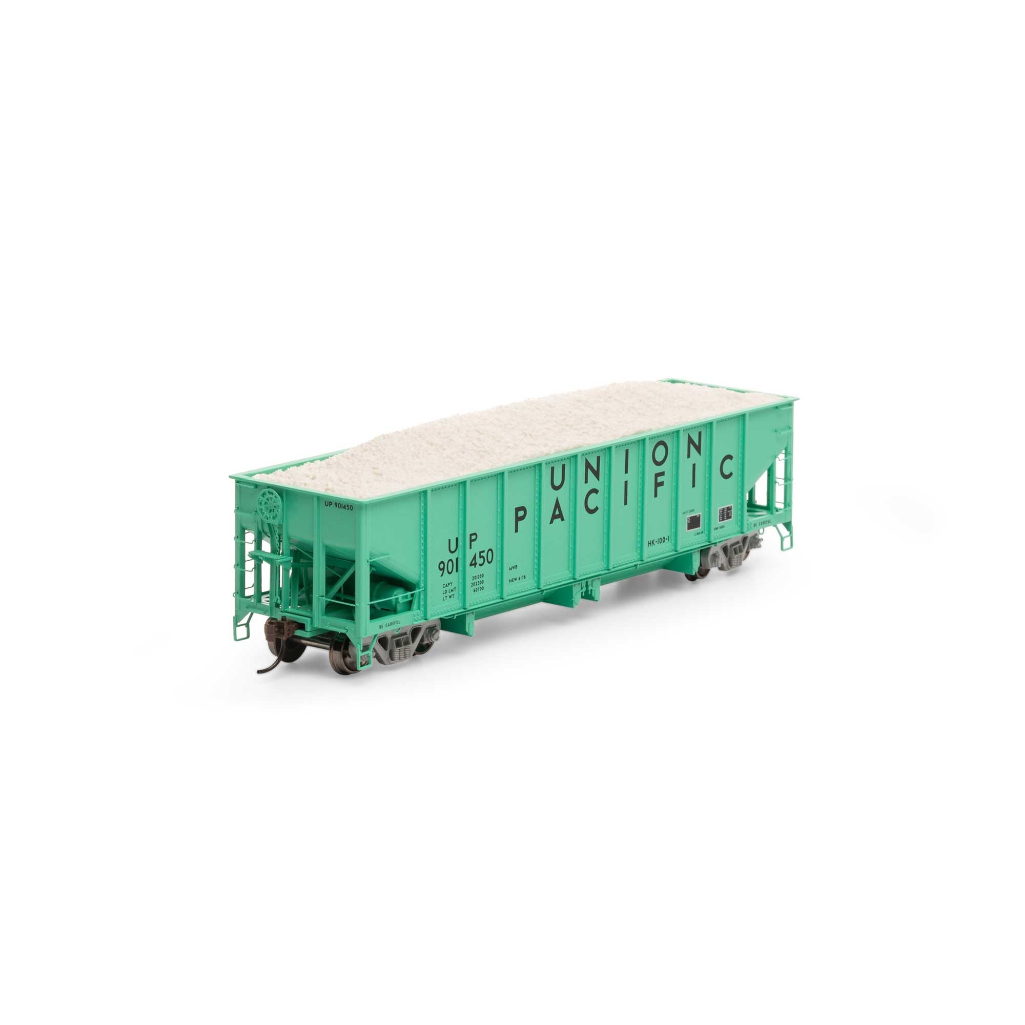Athearn HO 40' Ribbed 3-Bay Ballast Hopper UP #901450 ATH7648 HO Rolling Stock