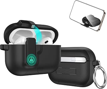 Lightweight Protective Case with Secure for Earbuds Protective Cover with Phone Stand Accessories Lightweight Earphone