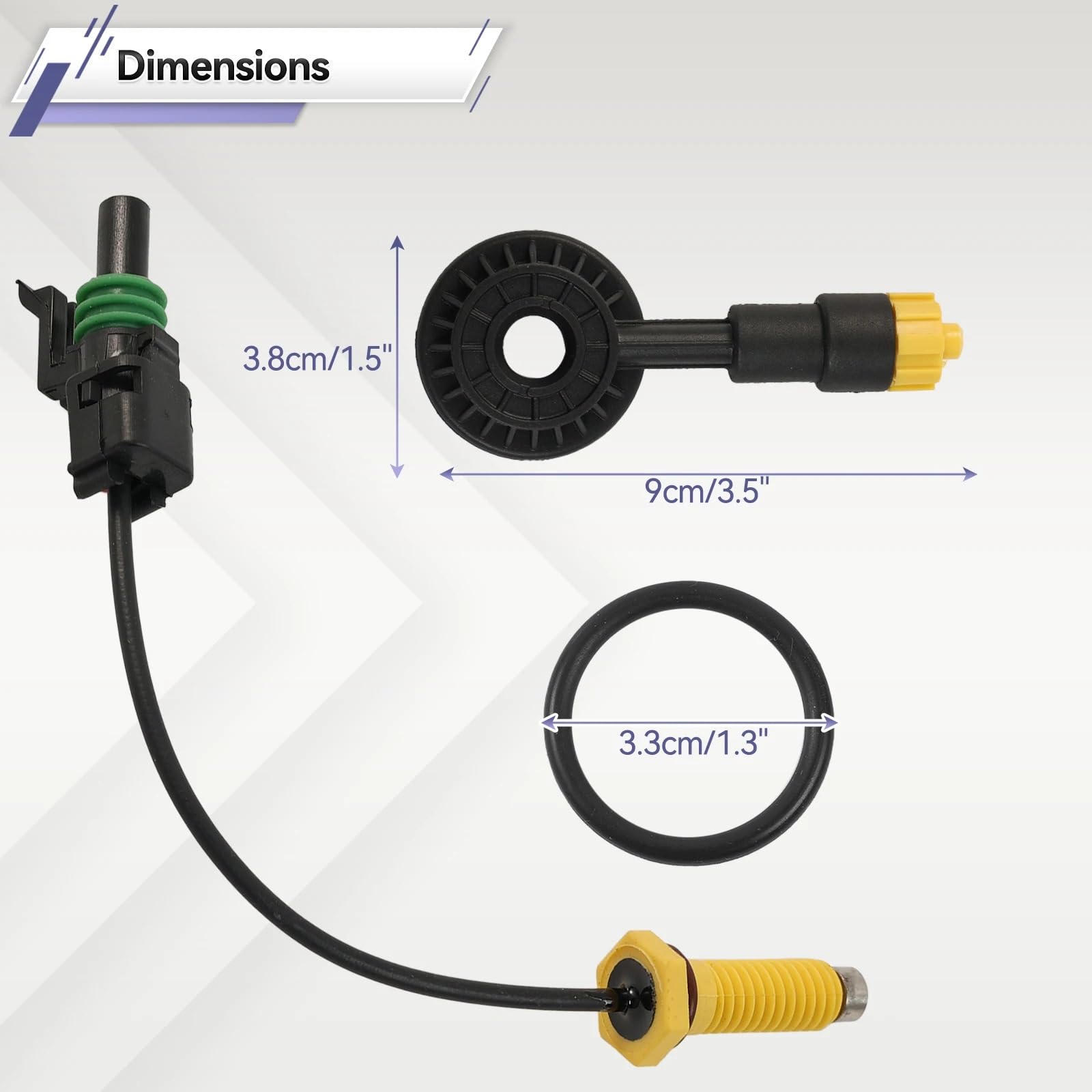 sensor agua filtro diésel Ajuste para Rover Discovery 3/4 apto para Sport 2006-2013 WKW500080 filtro de combustible diésel Sensor Detector de agua