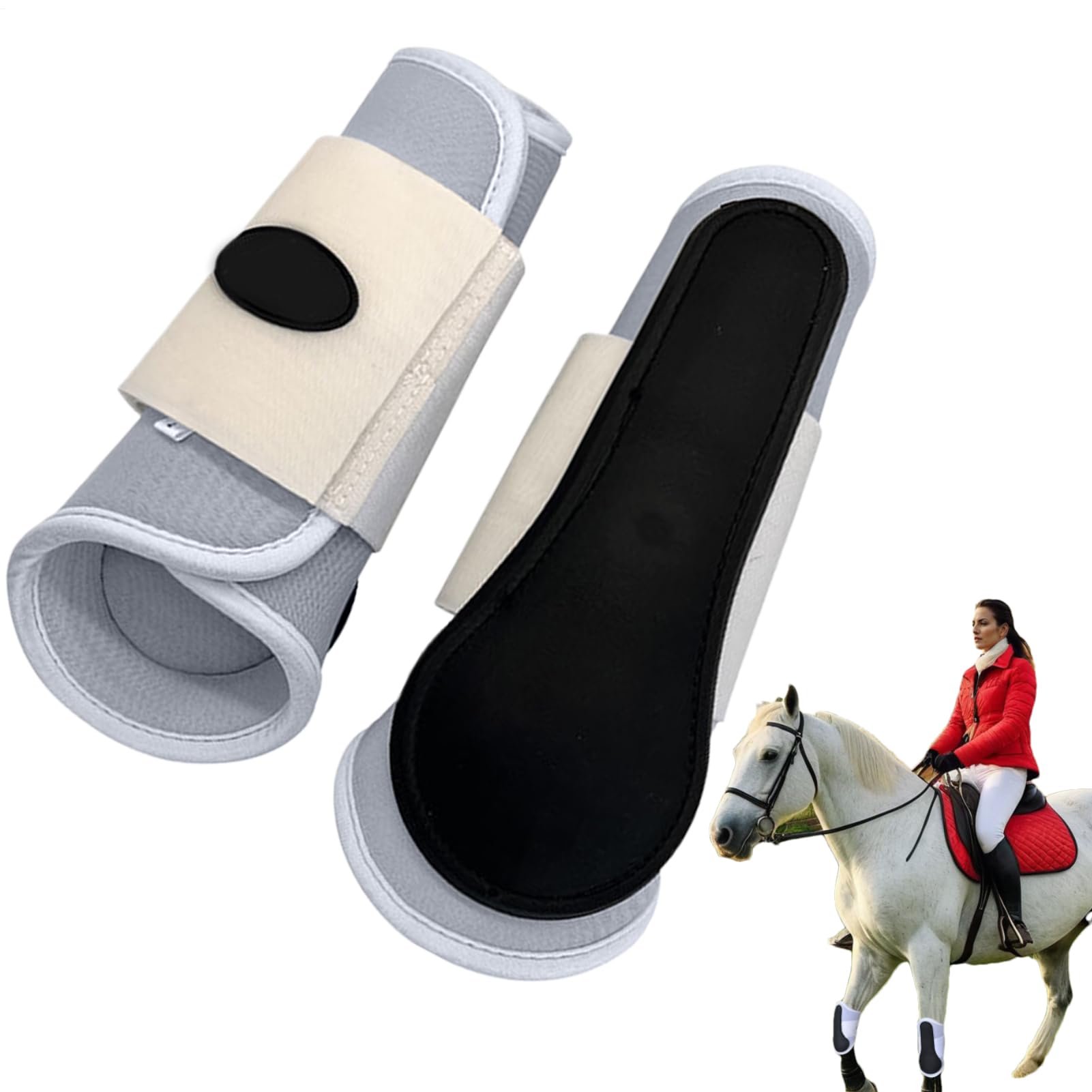 Bottes de protection pour pattes de cheval respirantes pour éviter les piqûres