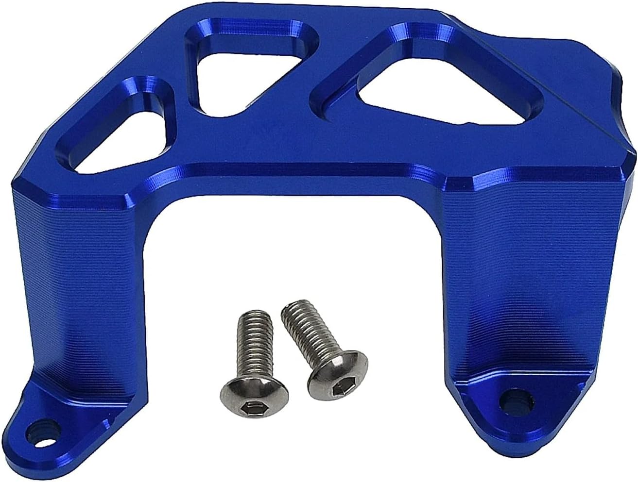 CNC Rear Caliper Guard Brake Disc Protector Cover Compatible with SX SXF EXC EXCF 125 250 300 350 450 Modification Off-Road(Blue)