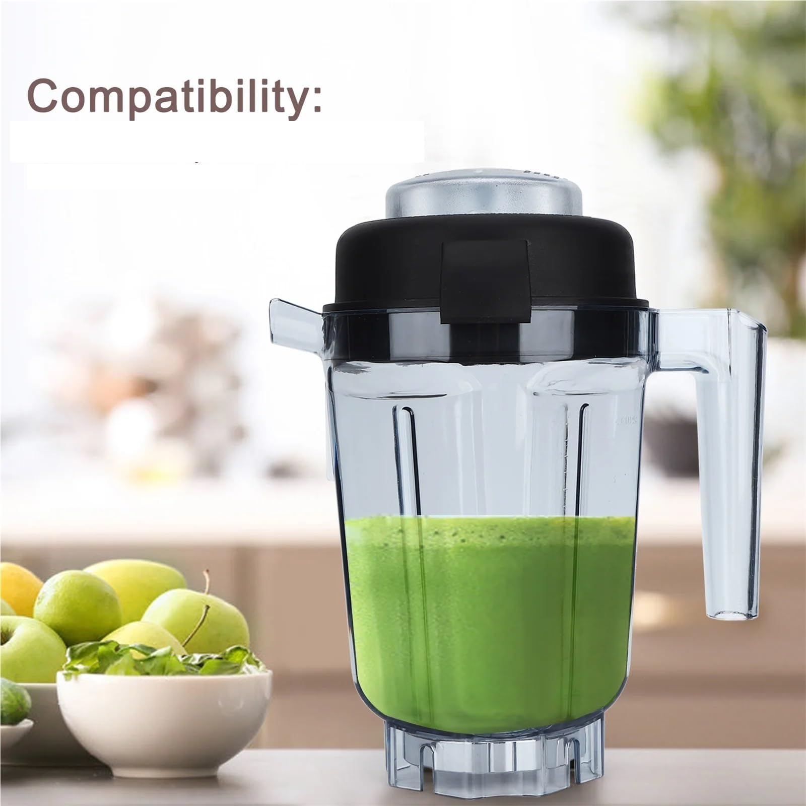 Mezcladora con Tapa De Hoja,Compatible con Vitamix 32 Onzas | Compatible Para Accesorios De Repuesto De Tapa De Hoja Piezas De Repuesto