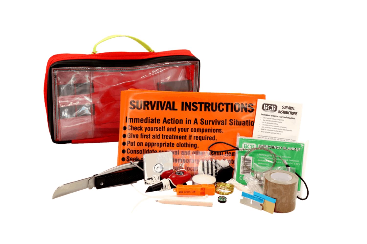 BCB International - Kit de Survie Prepper's Pack - BCB International - Rouge