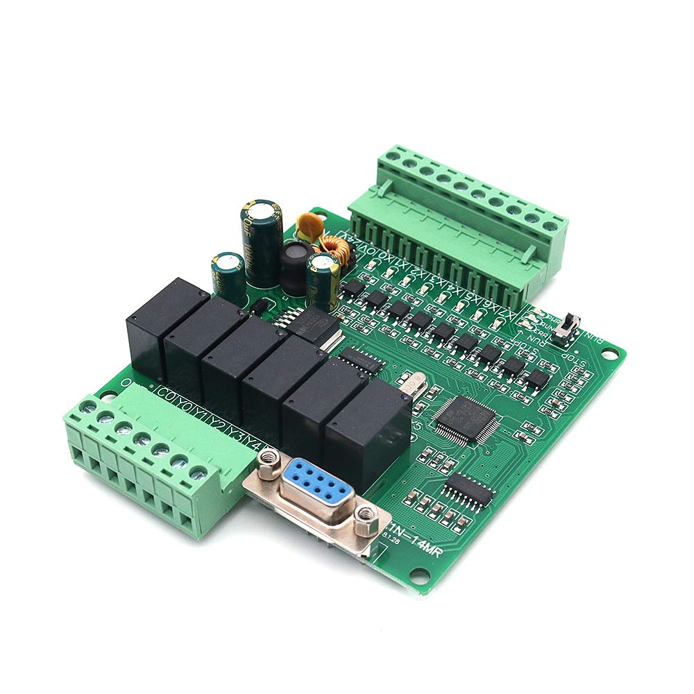 DollaTek DC24V Plc Controller scheda di controllo industriale FX1N-14MR Uscita relè scheda
