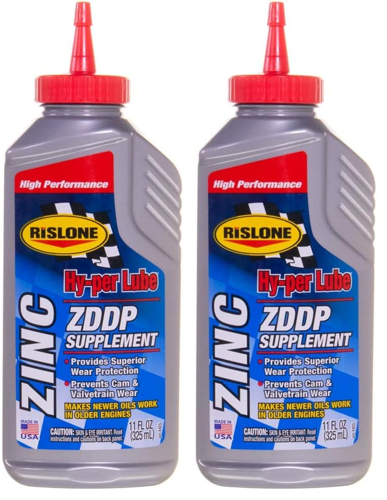 Rislone Suplemento Concentrado para Óleo de Motor com ZDDP e Zinco, 2 frascos de 325 mL