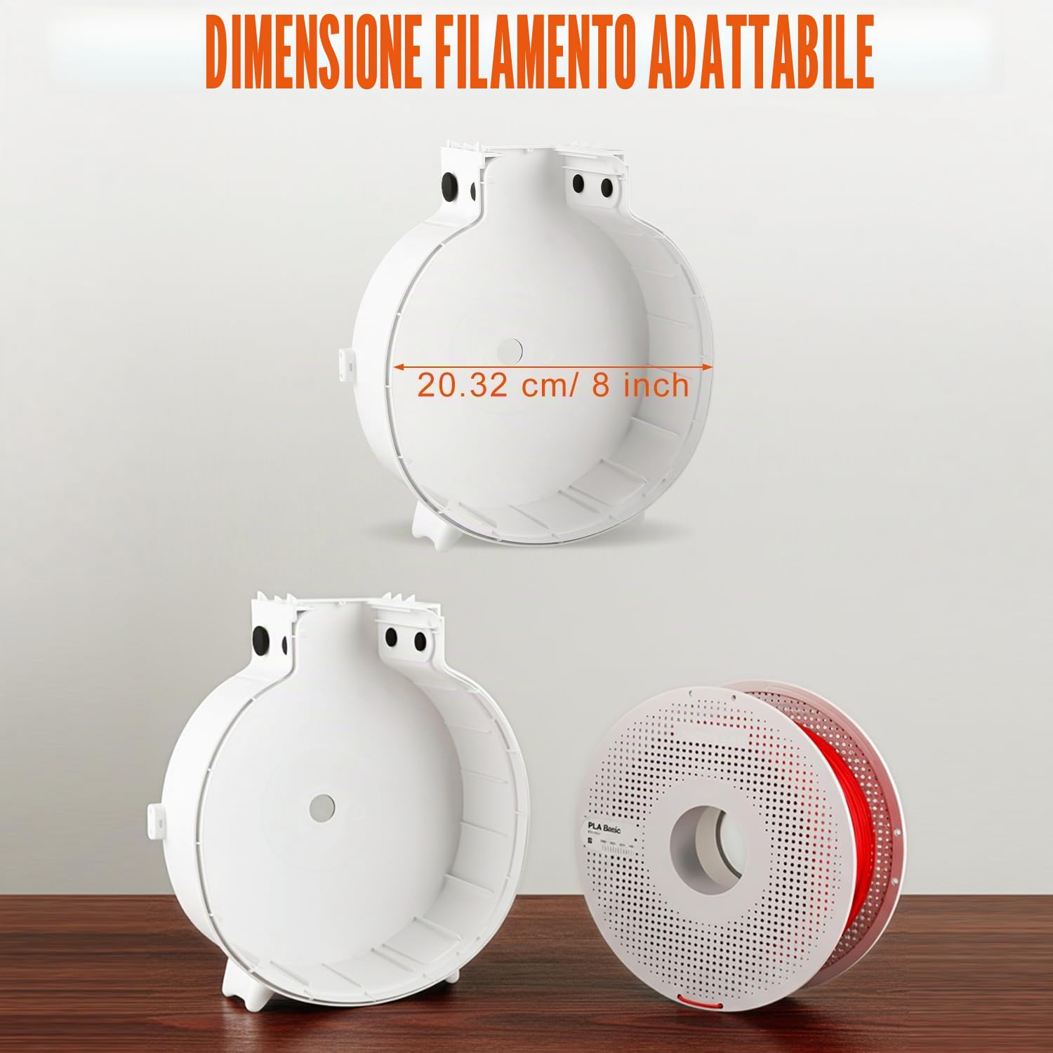 AMS Lite - Custodia per il sistema di stampa 3D multicolore Bambu Lab AMS Lite – Stoccaggio completo e sigillato dei filamenti con funzione di essiccazione, posizionamento verticale (4