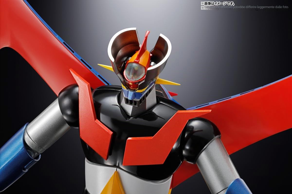 TAMASHII NATIONS Soul of Chogokin GX-117 Mazinger Z (tipo rinforzato) Shinka in pelle - KAKUMEI SHINKA - circa 6,5 pollici (165 mm), pressofuso e ABS, action figure dipinte