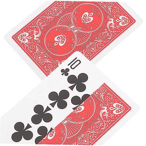 Toddmomy 4 Stück Kartenspiel Portable Spielkarten Vielseitig für Poker Party Spiele mit Robustem Papiermaterial Langlebig und Einfach zu Transportieren – Bild 7