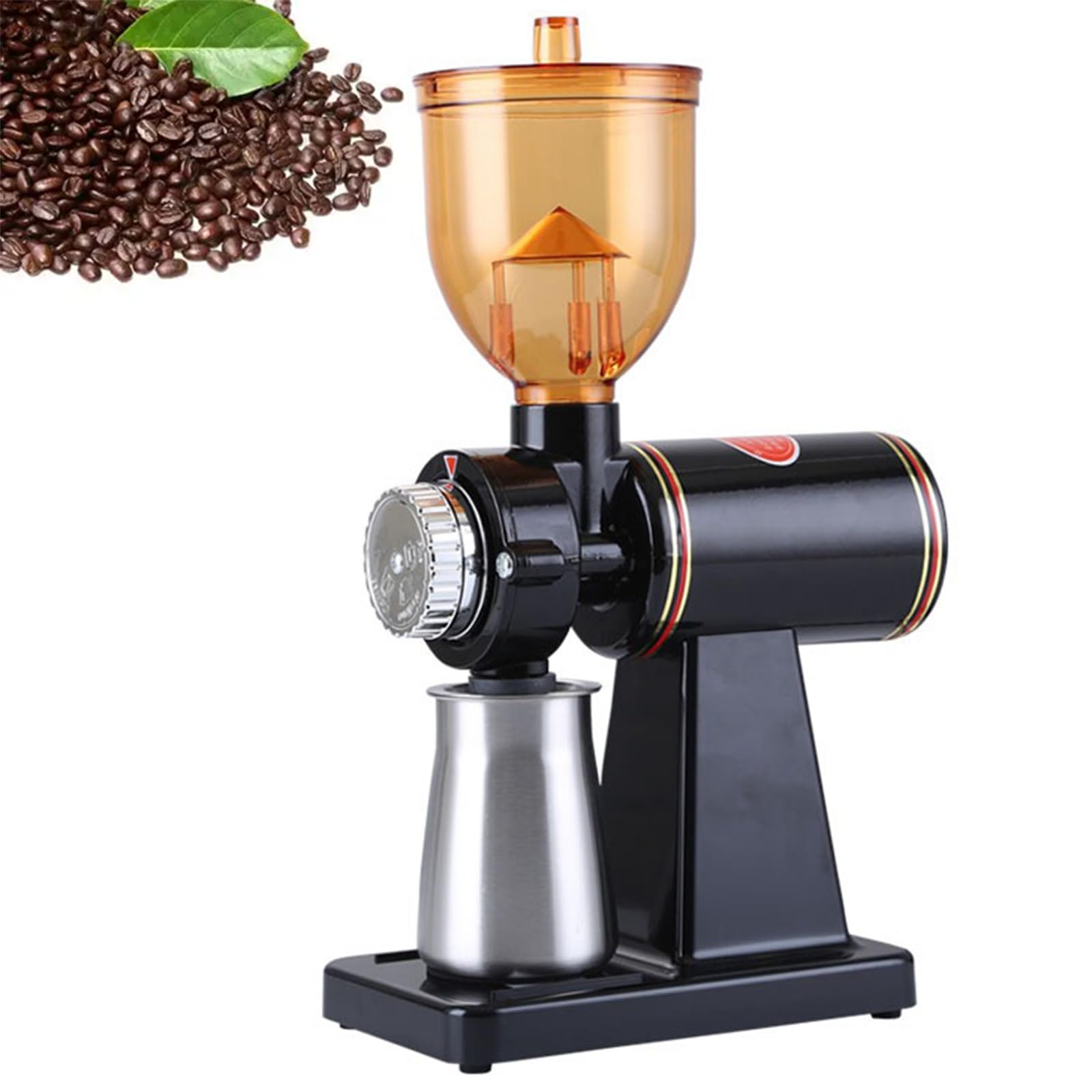 Molinillo De Café Eléctrico En Grano, Molinillo De Café Profesional, Con Almacén De Granos Anti-Salto, 8 Configuraciones De Molienda, Capacidad De Grano De Café 250g, Para Granos De Café, Especias