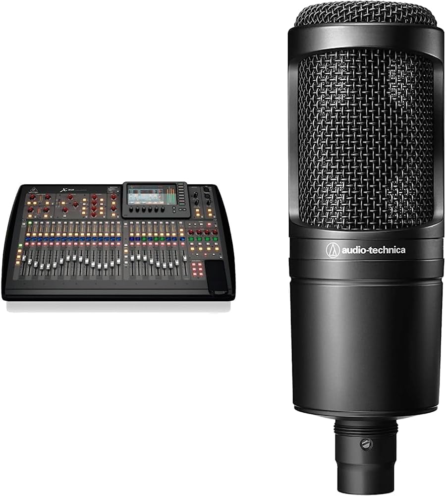 Behringer X32 Digital Mixer & AudioTechnica AT2020