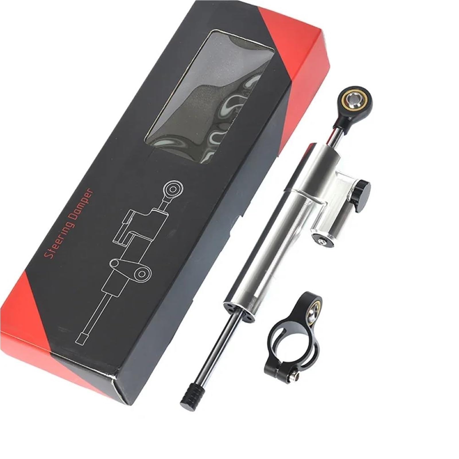 Stabilizzatore Ammortizzatore Sterzo Moto per Yamaha YZF-R6 YZFR6 YZF R6 2006-2015 Ammortizzatori Stabilizza Barra di Controllo Staffa di Montaggio Ammortizzatore sterzo, Kit