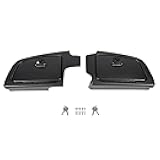 Black Dashboard Cover Pannel Compatible with Icon I20 I40 I60 Or Advanced Ev Golf Cart W/Keys Plastic Dashboard Protector 1 Pair