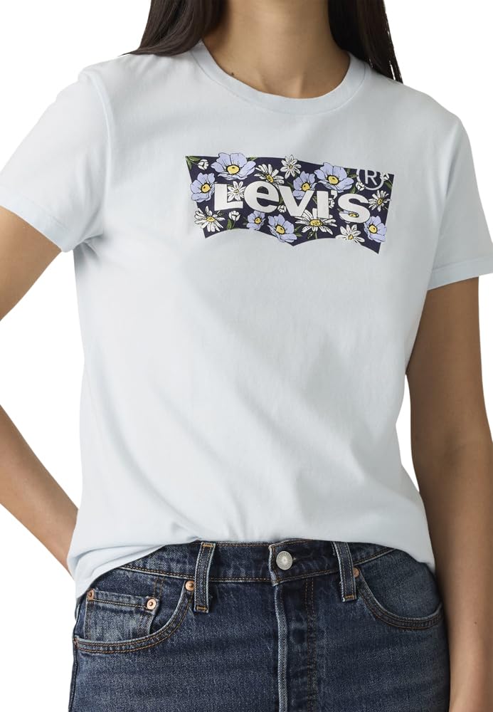 Levi's Damen The Perfect Tee T-Shirt, P2 Bw Fill Color Opt, M