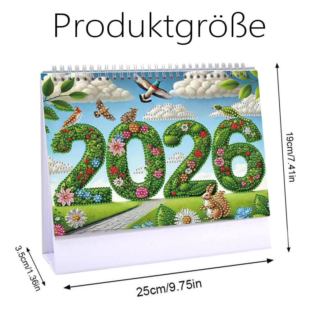 2026 Diamond Painting Bureaukalender - Sterrenbeelden Editie