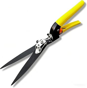 Grass Shears with 90 Rotatable Head,Grass Cutter Edging Shears,Safety Lock