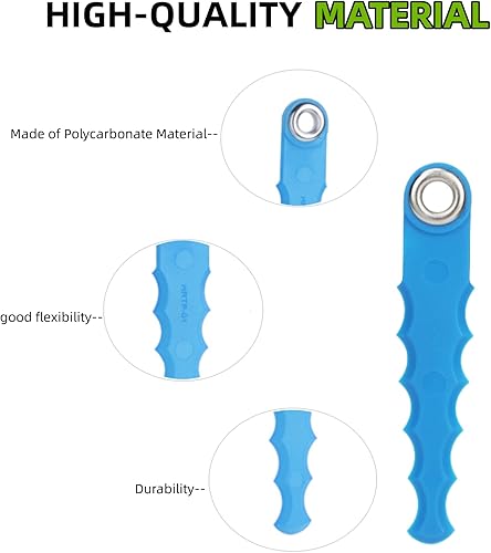 Miniatura 5 de THTEN 2900719 - Carrete de repuesto para cabezal de recortadora de 20 pies, 0.065 pulgadas, compatible con Greenworks 2101602 2101602A STBA40B210