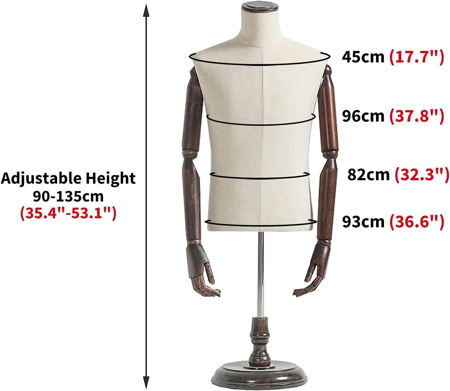Manekin piankowy do sukienki, połowa rozmiaru, łatwy do przenoszenia, 4,5 kg, brązowa podstawa do krawiectwa i ekspozycji