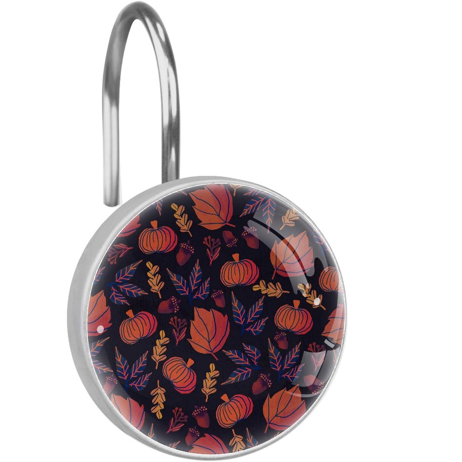 Crochets de douche citrouille Halloween pour sublimer votre salle de bain d'automne