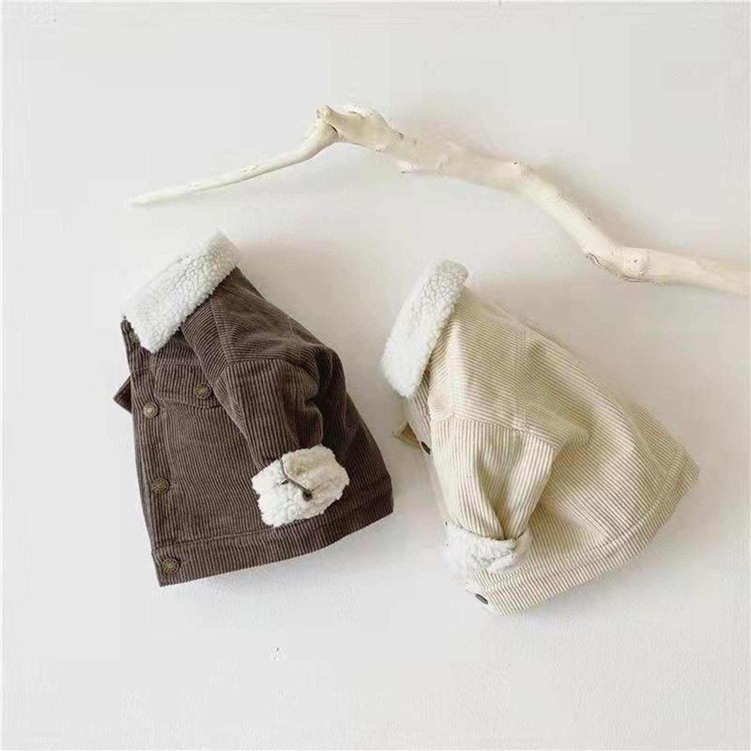ASSICON Cappotto Invernale per Bambino Abbigliamento per Neonato Neonata Piumino Foderato in Pile Cappotto per Giacca Autunno Inverno Cappotto per Ragazza Manica Lunga Capispalla Caldo Spesso