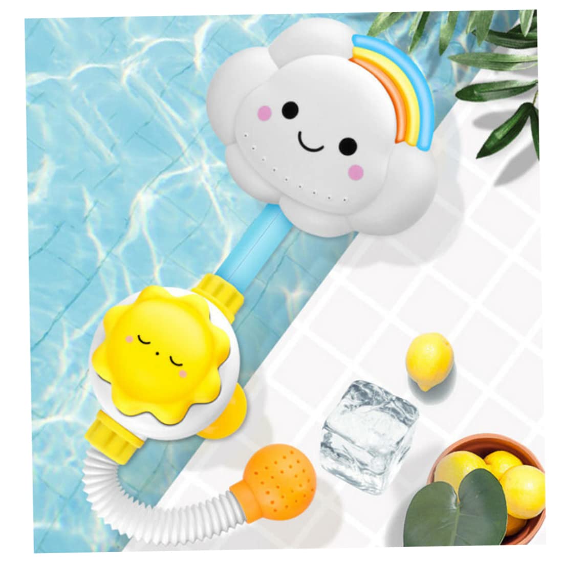 Baby Bath Toy - Cloud Rainbow Water Shower Sprayer, Faucet Squirter for Toddlers Kids — view 5