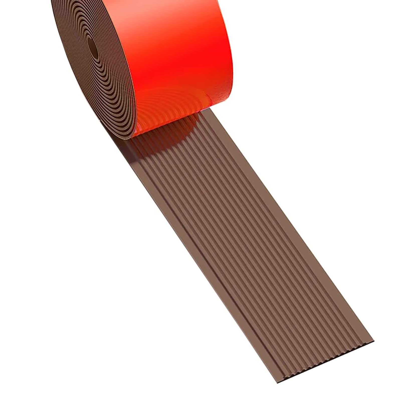 Antislip Anti-Slip Rubber Stair Edge Protector - Self-Adhesive Traction Treads for Indoor and Outdoor Stair Steps