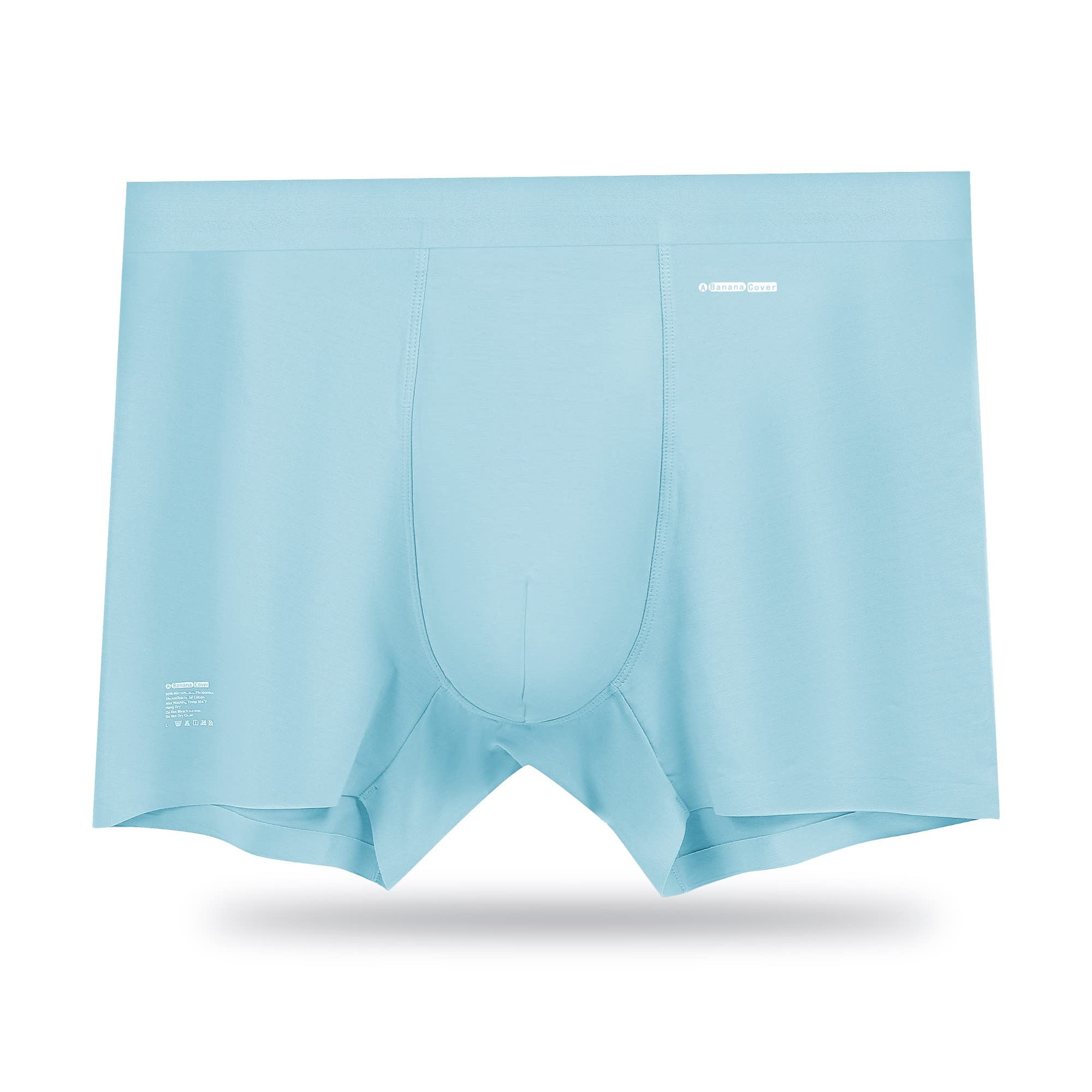 ABananaCoverPremium Men's Naked Feeling Air Micro Modal Boxer Briefs 3" - 3X Softer Than Cotton - Snug-Fit Athleisure Trunks