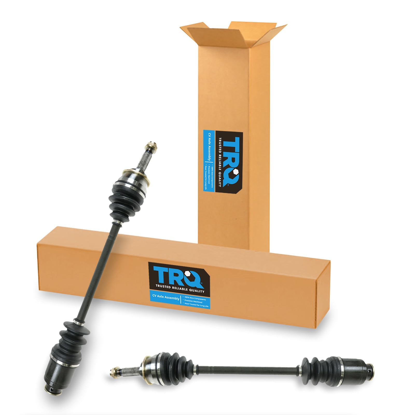 TRQ Front Left and Right CV Axle Assembly Set 2 Piece