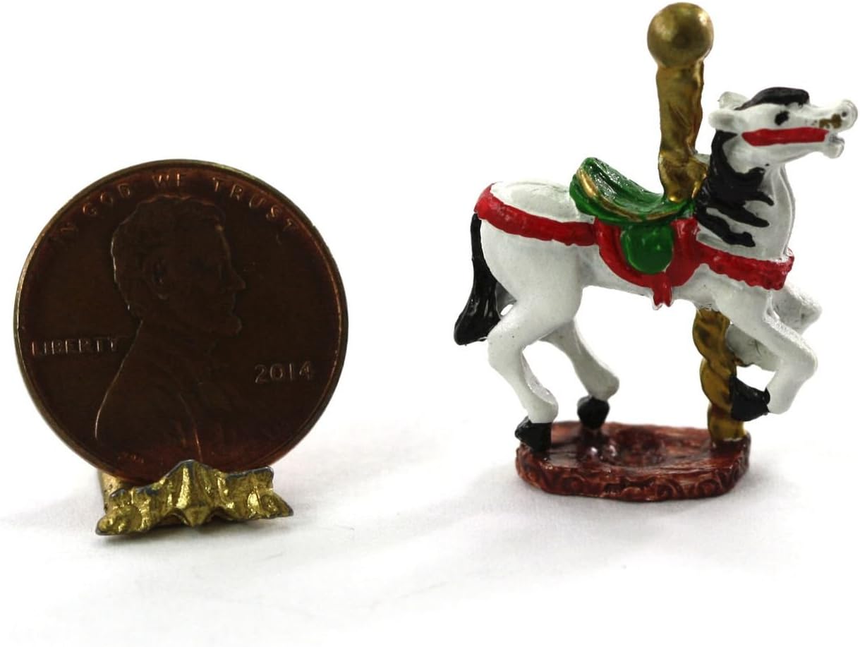 Dollhouse Miniature Carousel Horse by Multi Minis