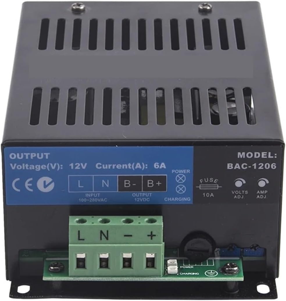 12V 6A Diesel Generator Engine Battery Charger Module 24V 3A Power Intelligent Float Charger Adapter Accessories(24V 5A)