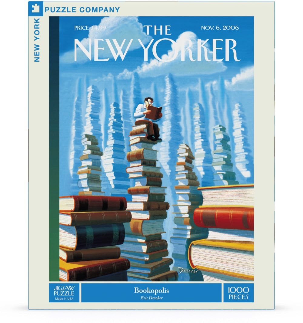 The New Yorker 1000ピースジグソーパズル Amazon | New York Puzzle Company - New Yorker Bookopolis - 1000