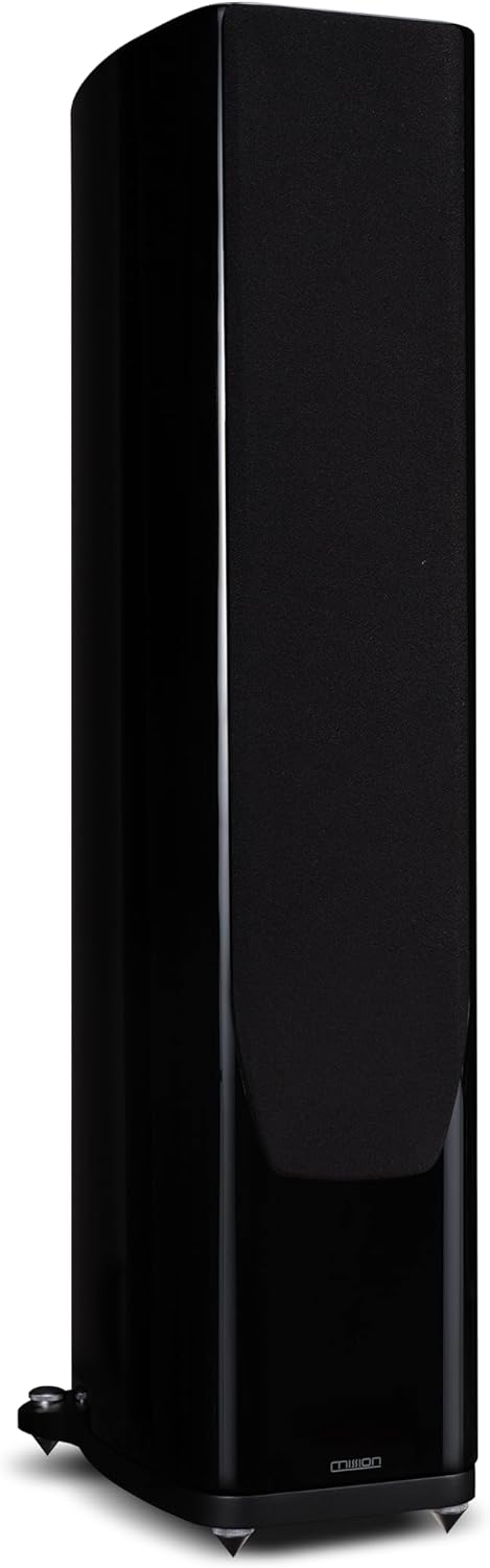 Mission ZX-5 Floorstanding Speakers (Pair) – Premium Passive Hi-Fi Tower Speakers, British Engineered, Dual 6.5", 5.25" DiaDrive Bass Drivers, 1.5" Ring Dome Tweeter, 150W 35Hz–24kHz, Piano Finish