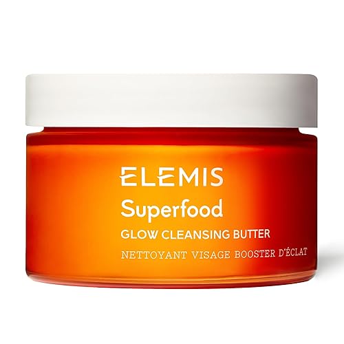 ELEMIS Superfood Hydrating Cleanser Butter - a Radiance Boosting Facial Cleansing Balm to Brighten & Nourish Skin, Gentle Cleanse, Glowy Cleanse 200g