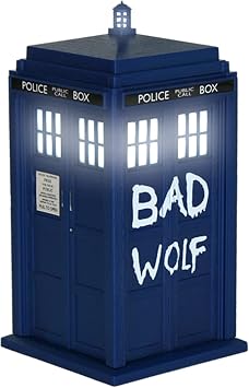 Doctor Who BAD WOLF TARDIS Bluetooth Speaker with Light & Sound Effects
