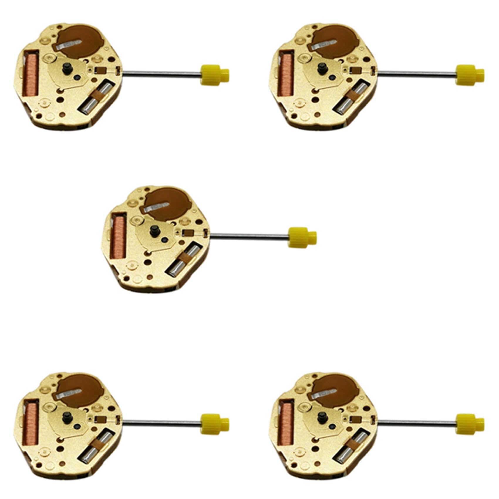 Hndhbfgrt 5X Quartz Watch Movement with Adjust Stem But Without Battery for 2 Pins for Japan Miyota GL20
