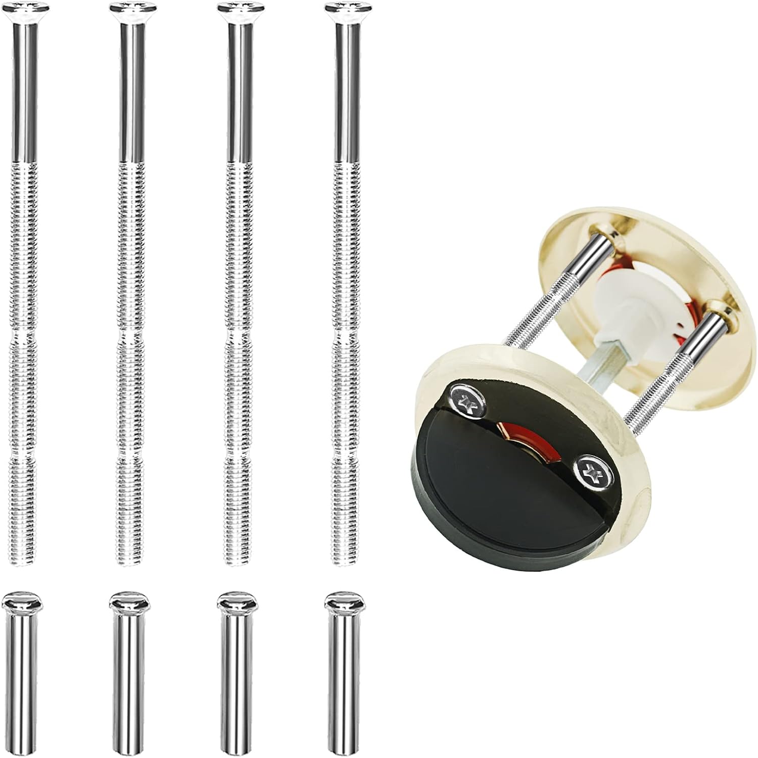 4 Sets M3 Door Handle Screws,M3 Screws Connecting Bolts and Sleeve，M3