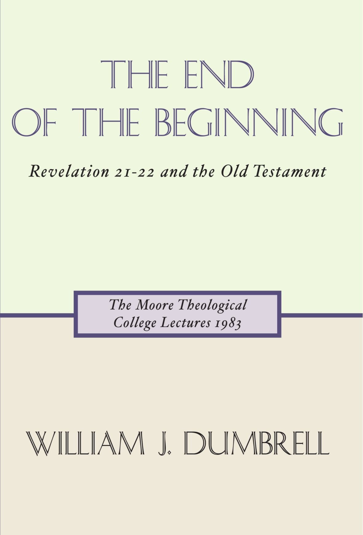 The End of the Beginning