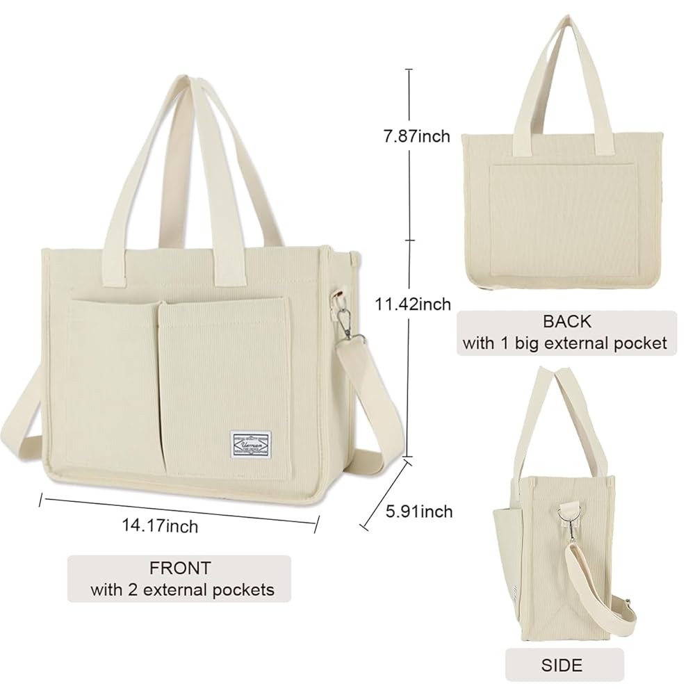 elu.Fleur tote（square）Corduroy Fleur tote（square）Corduroy brown × brown | elu