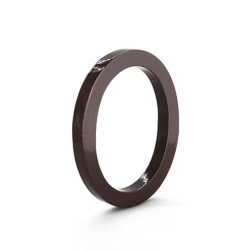 Miniatura 51 de Montague Metal Products MHN-04-F-BA1-6 Números de casa de dirección flotantes modernos de aluminio cepillado sólido, 4 pulgadas, aluminio cepillado